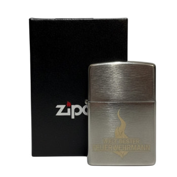 Zippo cr. geb. gel. "Welt Bester Feuerwehrmann" 60003817