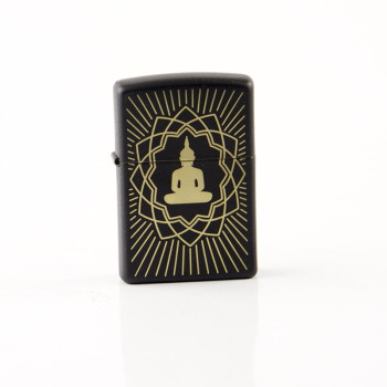 Zippo schwarz gelasert"Budha"60002046