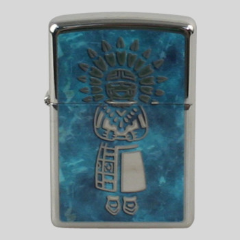 Zippo chrom poliert color Indian 2001554