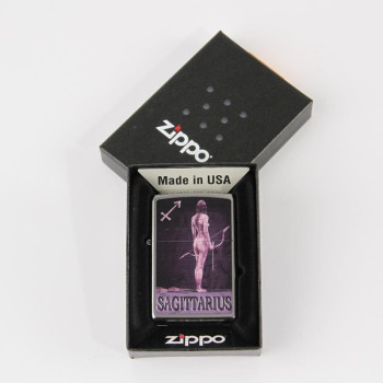 Zippo satin finish color "Zodiac Sagittarius" 60000927