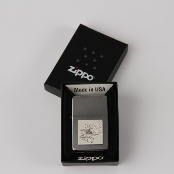 Zippo chrom gebürstet Emblem Soccer 2000874