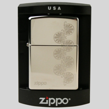 Zippo chrom graviert Pattern XIV  1110080