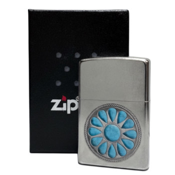 Zippo str.cr. color "Turquoise Design" 2003895