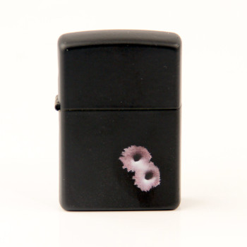 Zippo schwarz color "Bullet Hole" 2003840