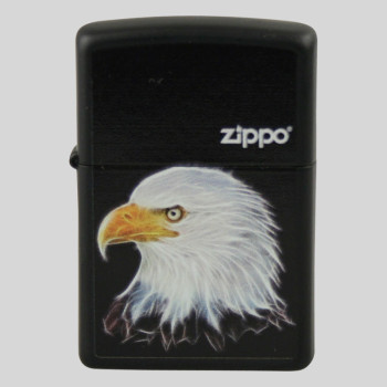 Zippo schwarz color Fractal Eagle 2002773