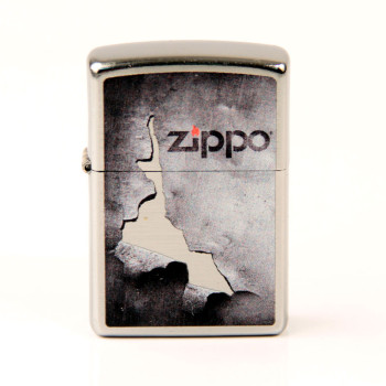 ZIPPO Linen Weave color "Peeled Metal" 60004576