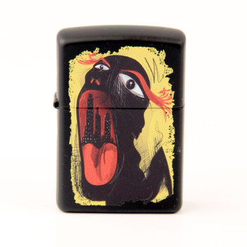 ZIPPO schwarz color "Abstract Mouth" 60004398