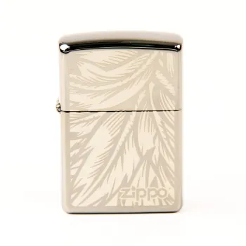 ZIPPO Black Ice gelasert "Feather" 60004559