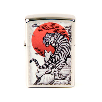 ZIPPO chrom gebürstet color "Japan Tiger" 60004590 - 1