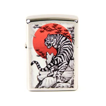 ZIPPO chrom gebürstet color "Japan Tiger" 60004590