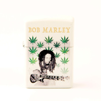 ZIPPO weiß color "Bob Marley Multi Leaves" 60004502 - 1