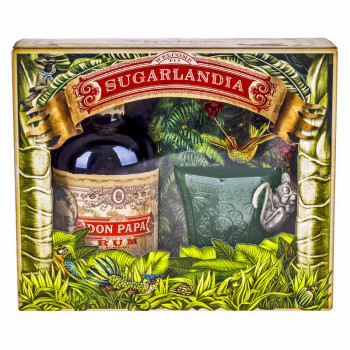 Don Papa Rum 0,7l 40% + glass Geschenkbox - 1