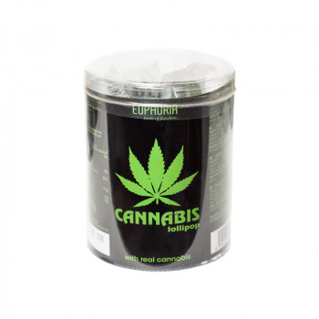 Cannabis Lollipop Flat Tube 10x7,7g