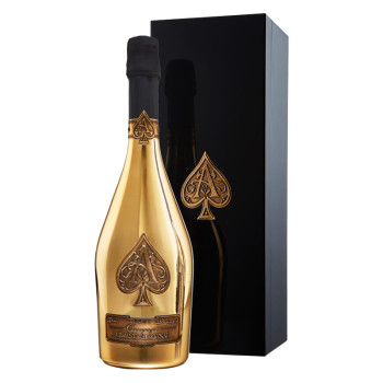 Armand de Brignac Brut Gold Wooden 12,5% 0,75 l Geschenk Box
