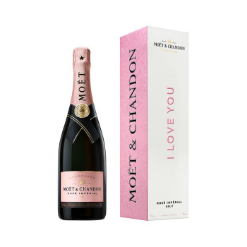 Moët & Chandon Rosé Impérial I Love You 12%  0,75 l Geschenkbox - 1