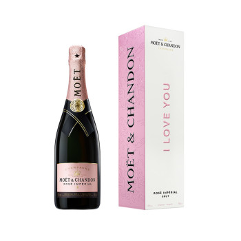 Moët & Chandon Rosé Impérial I Love You  0,75l 12% Giftbox Geschenkbox - 7