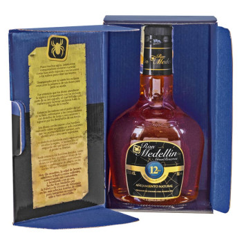 Ron Medellin Gran Reserva 12YO 0,7l 37,5% Geschenkbox - 2