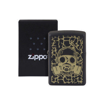 ZIPPO Black Matte "Skull Gas" 60005844