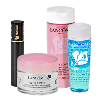Lancôme Hydrazen Anti-Stress Cream 15 ml +Confort Tonique 50 ml +Bifacil Eye MUP Remover+Mascara - 3