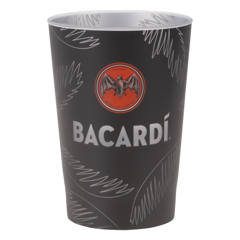 Bacardi Carta Blanca 0,7l 37,5% + Licht Becher GB