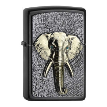 Zippo Grey Dusk Plakette "Elephant Tri-Color" 2006551
