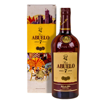 Abuelo Rum 7Y 1l 37,5% Geschenkbox - 1