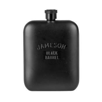 Jameson Black Barel 0,7l 40% Geschenkpackung mit Flachmann - 3